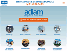 Tablet Screenshot of adiam.net